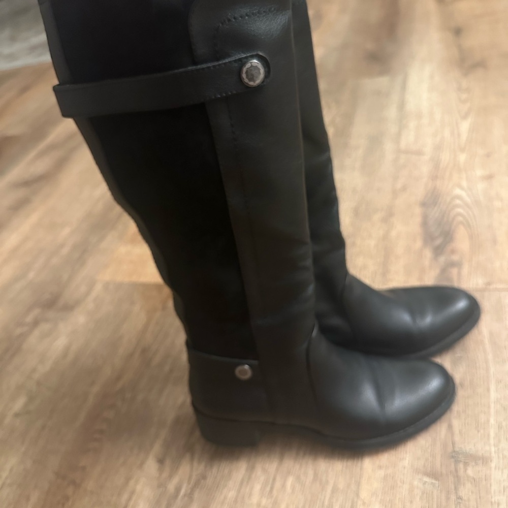Franco Sarto Black Over-the-Knee Riding Boots